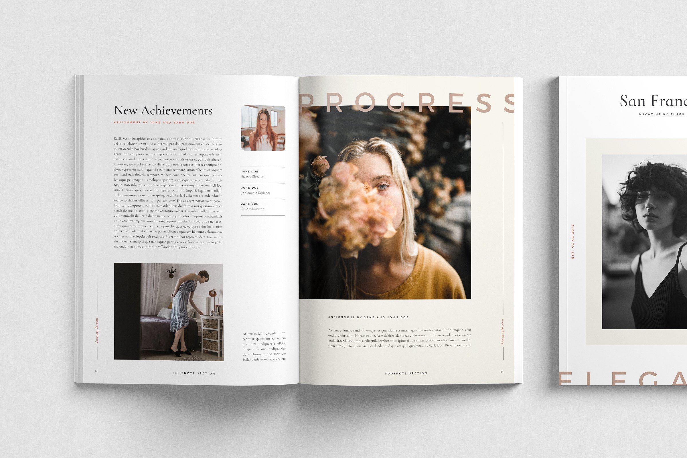 简约时尚摄影产品杂志模板 San Francisco Magazine插图(7)