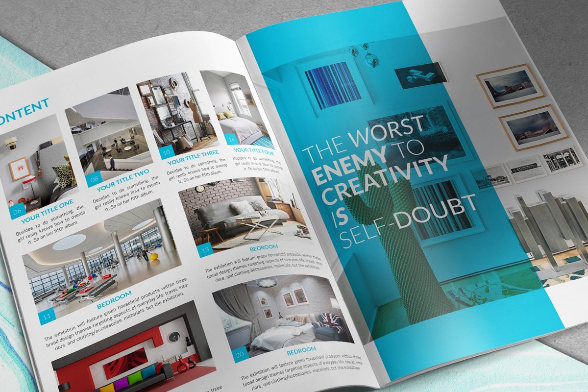 现代生活时尚家居装饰手册模板插图(1)