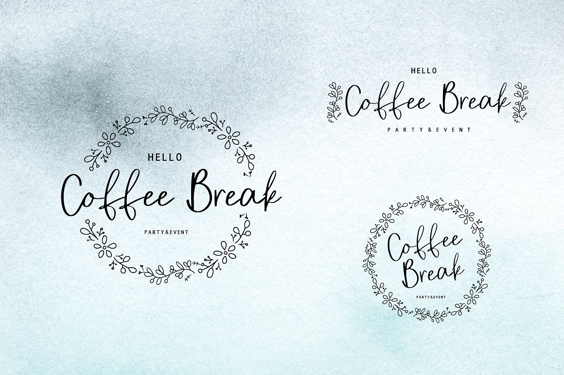 100+精致美丽的手绘花卉元素插图(2)