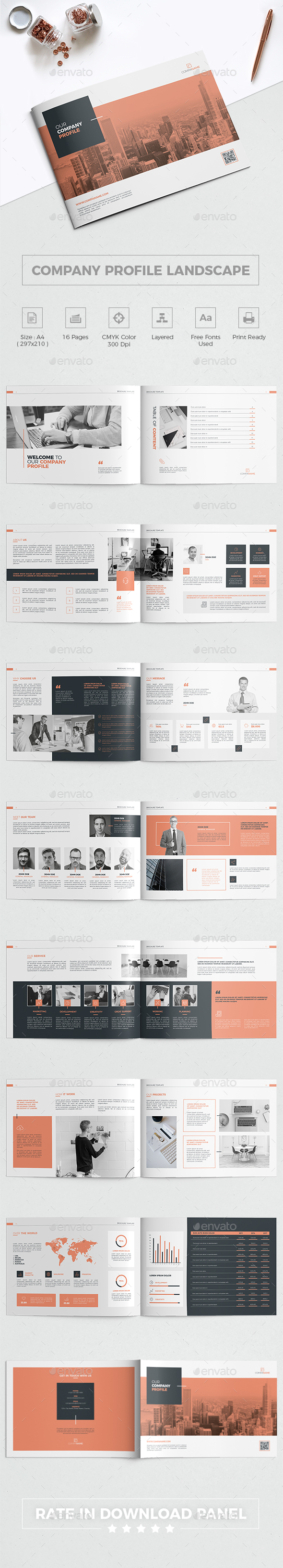 现代&创意的公司介绍及环境杂志模板下载[indd]插图