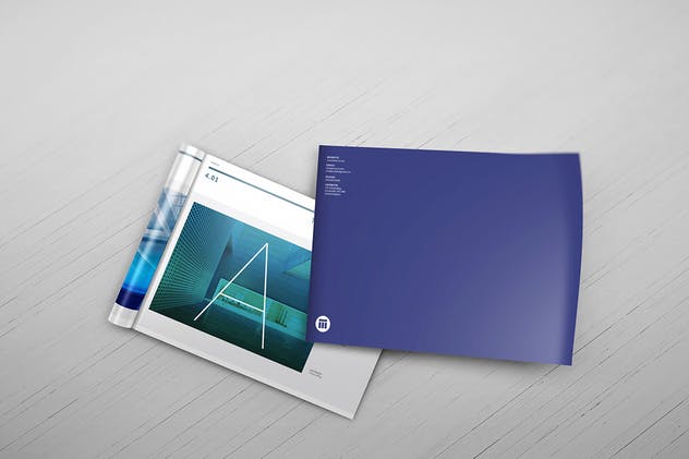 A4横向规格产品目录样机 A4 Landscape Magazine – Catalog Mockups插图(5)