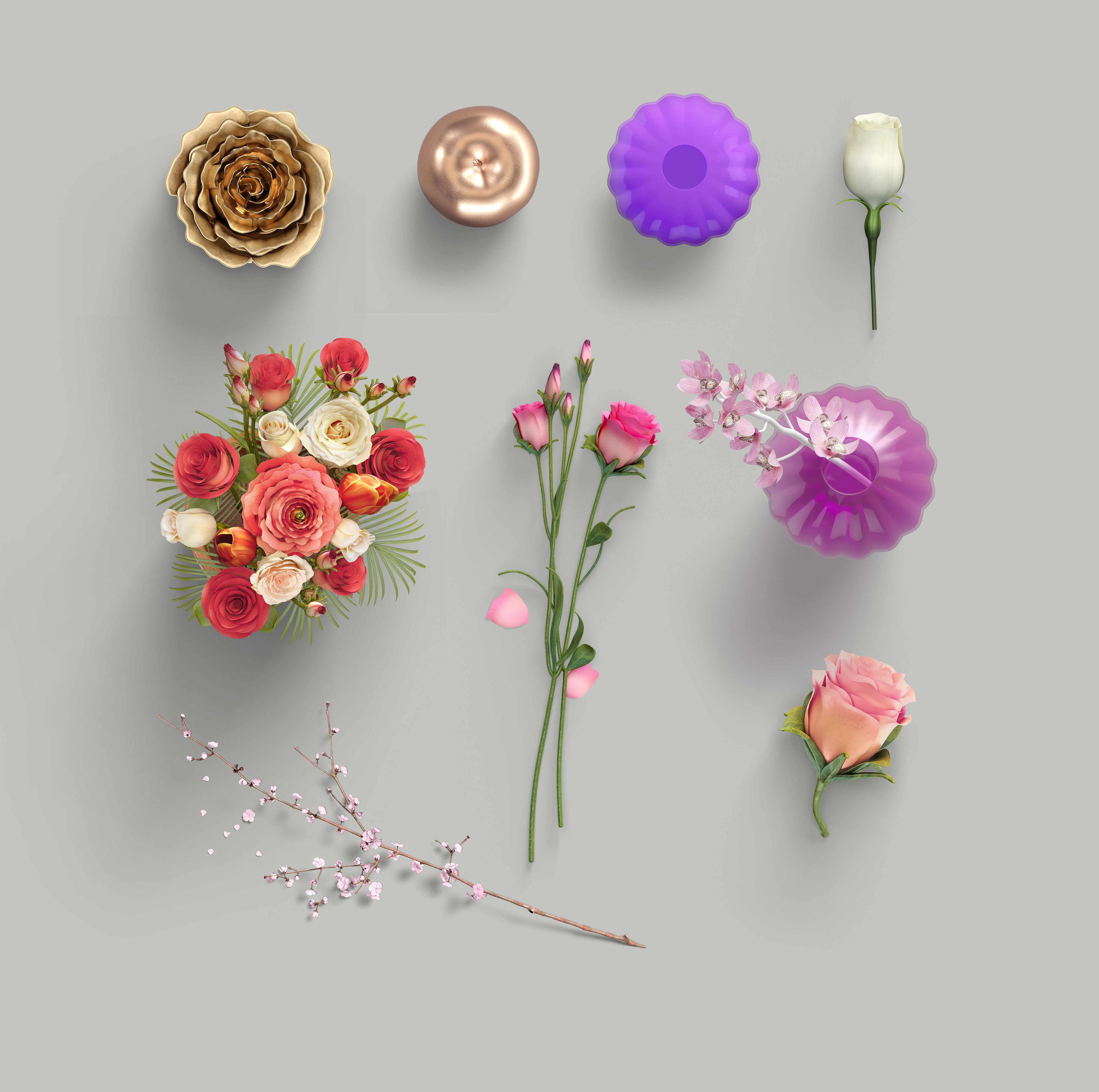 8.3GB超容量女性小物样机素材 Girly Stationery Mockup Creator（高清实物元素+场景样机）插图(21)