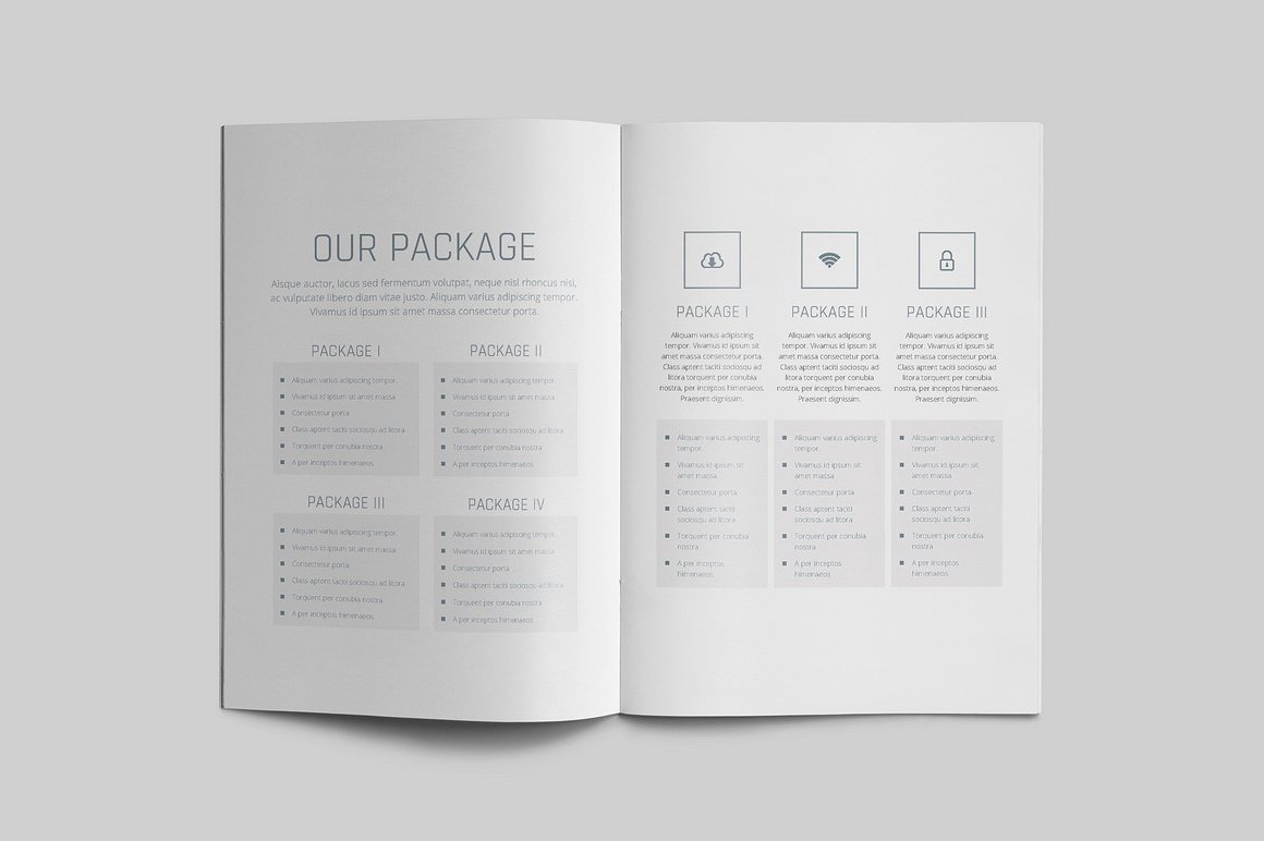 100页漂亮极简的商业化杂志模板下载[indd]插图(18)