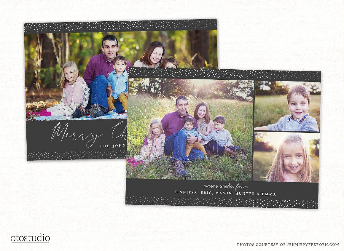 圣诞节日自制英语贺卡模板 Christmas Card Template CC162插图(1)