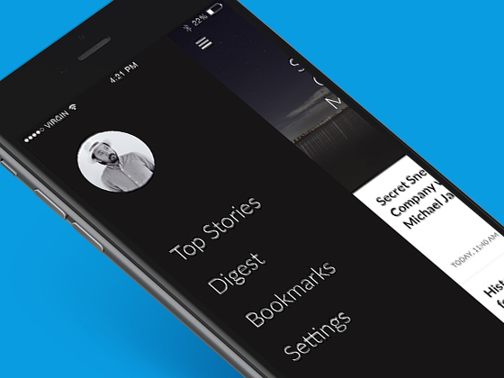 Ink 菜单界面素材之家精选sketch素材