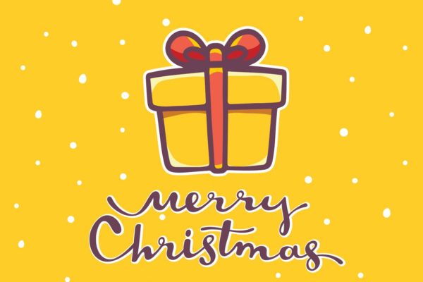 圣诞节&amp;新年庆祝主题简易矢量手绘图形素材 Collection of Christmas cards