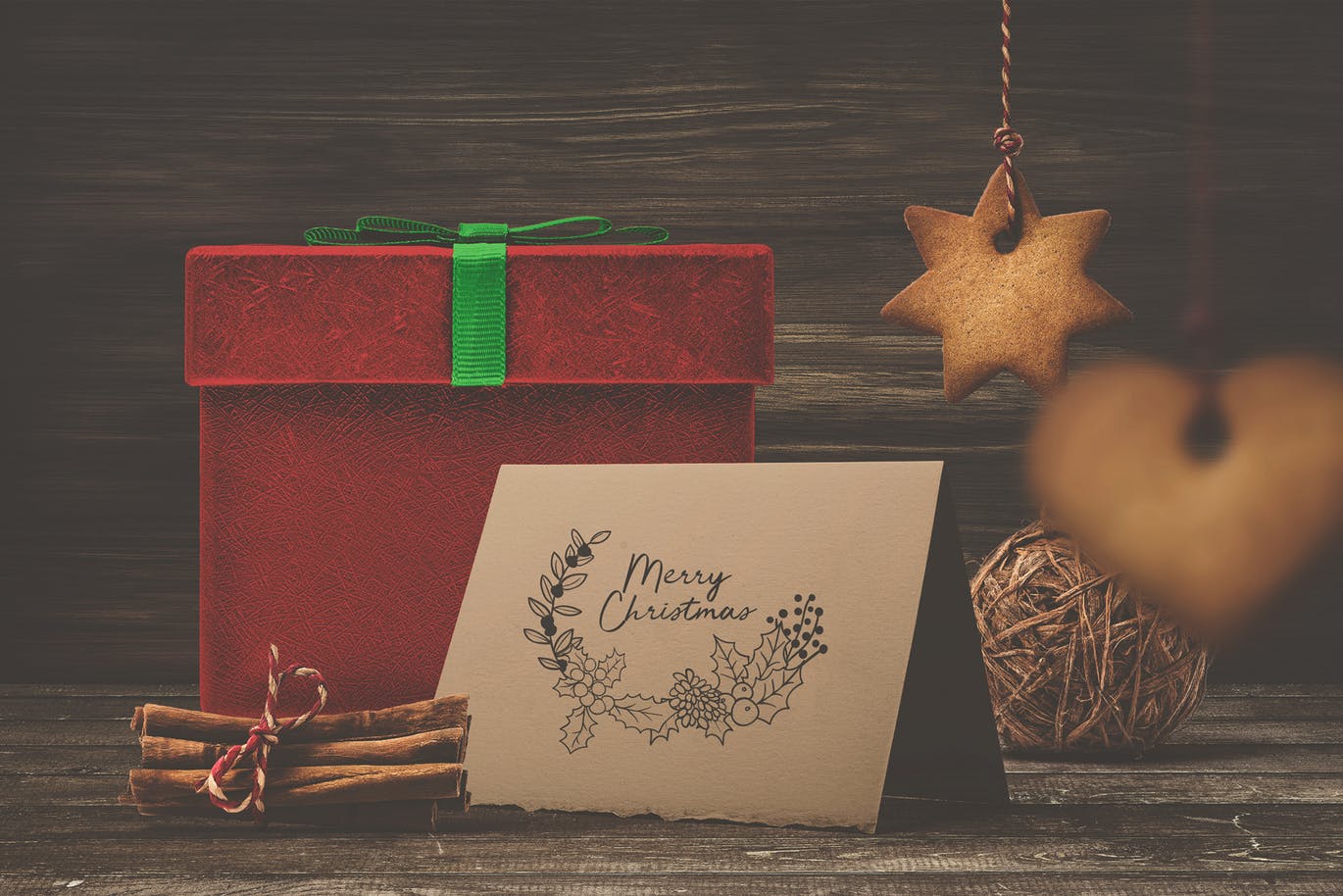 60+圣诞节主题手绘涂鸦花卉元素 Christmas Doodle Floral Elements插图(3)