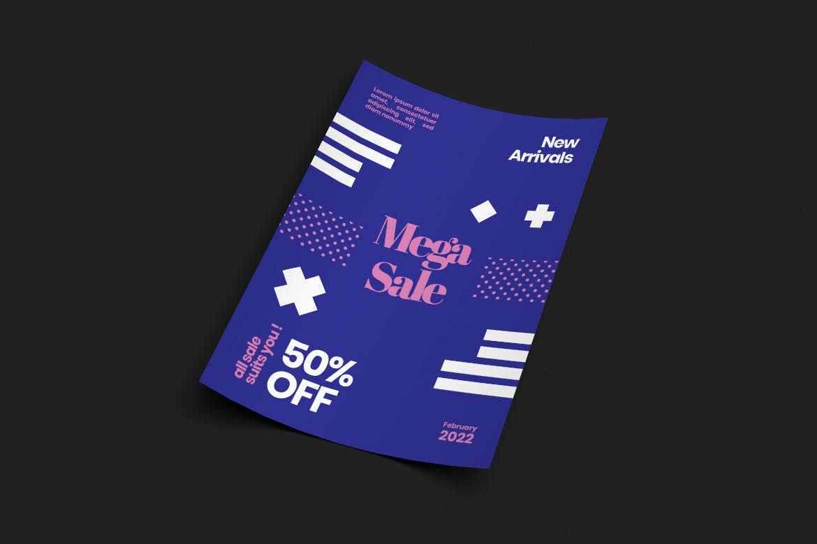 极简主义排版设计海报PSD素材素材库精选 Pedro Poster Design插图(2)