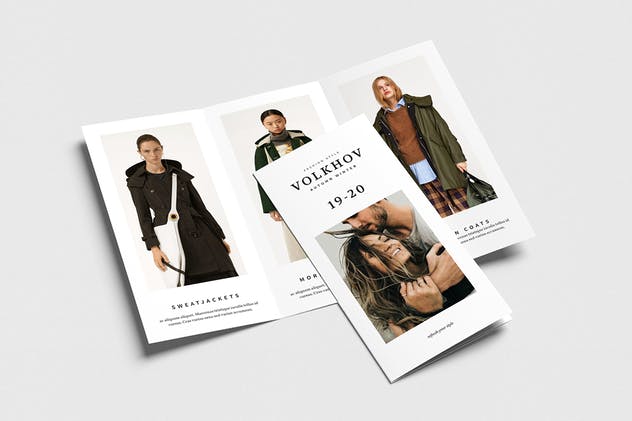 多折页产品宣传册设计模板下载 Volkorn 3fold Brochure插图(1)