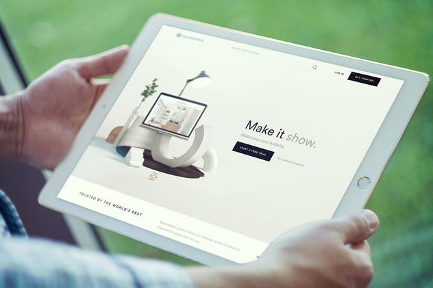 平板电脑iPad Pro样机v4 iPad Pro Mockups v4插图(3)