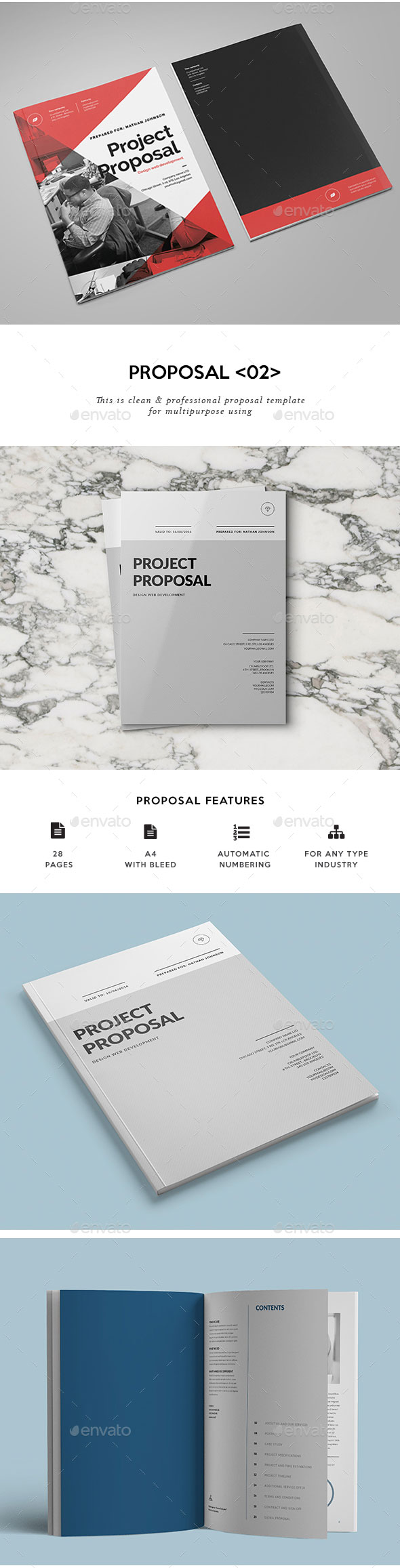 现代、专业、极简的杂志模板合辑下载 Proposal Bundle [indd]插图(5)