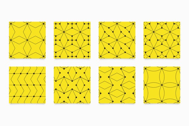 100种风格外观包装设计线条图案纹理 Line Patterns插图(10)
