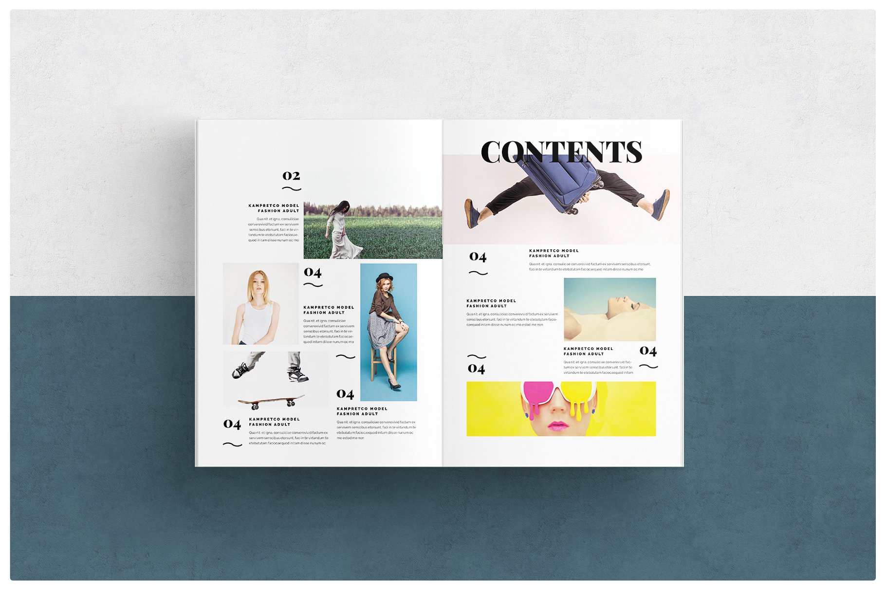 时尚范儿杂志模板 Magazine Template插图(1)