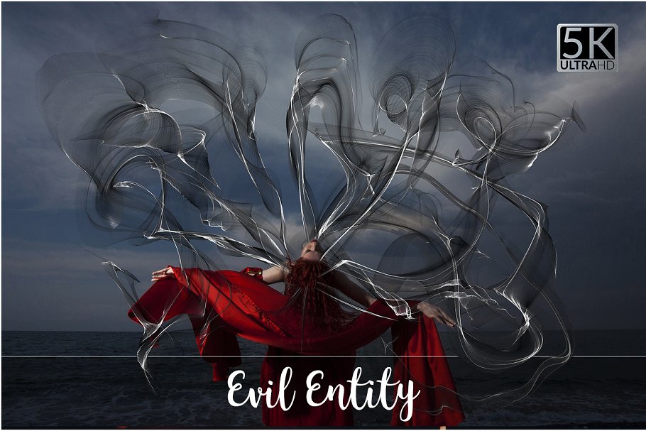 5K邪恶实体叠层背景 5K Evil Entity Overlays插图