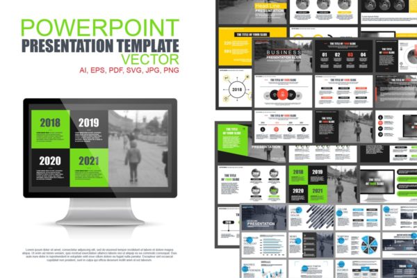 企业市场数据工作汇报PPT模板 Powerpoint Templates