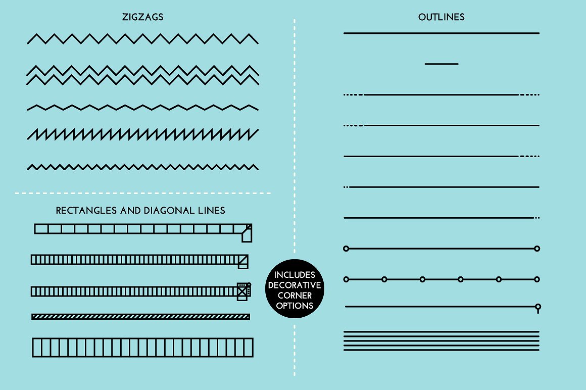 实验室物品线条图形AI笔刷&纹理 Single Weight Line Art Lab插图(15)