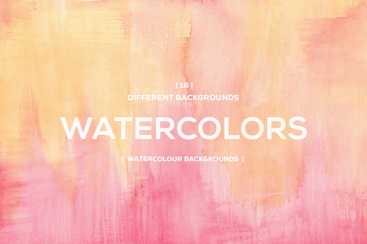 浅色水彩肌理纹理背景素材 Watercolor Backgrounds插图