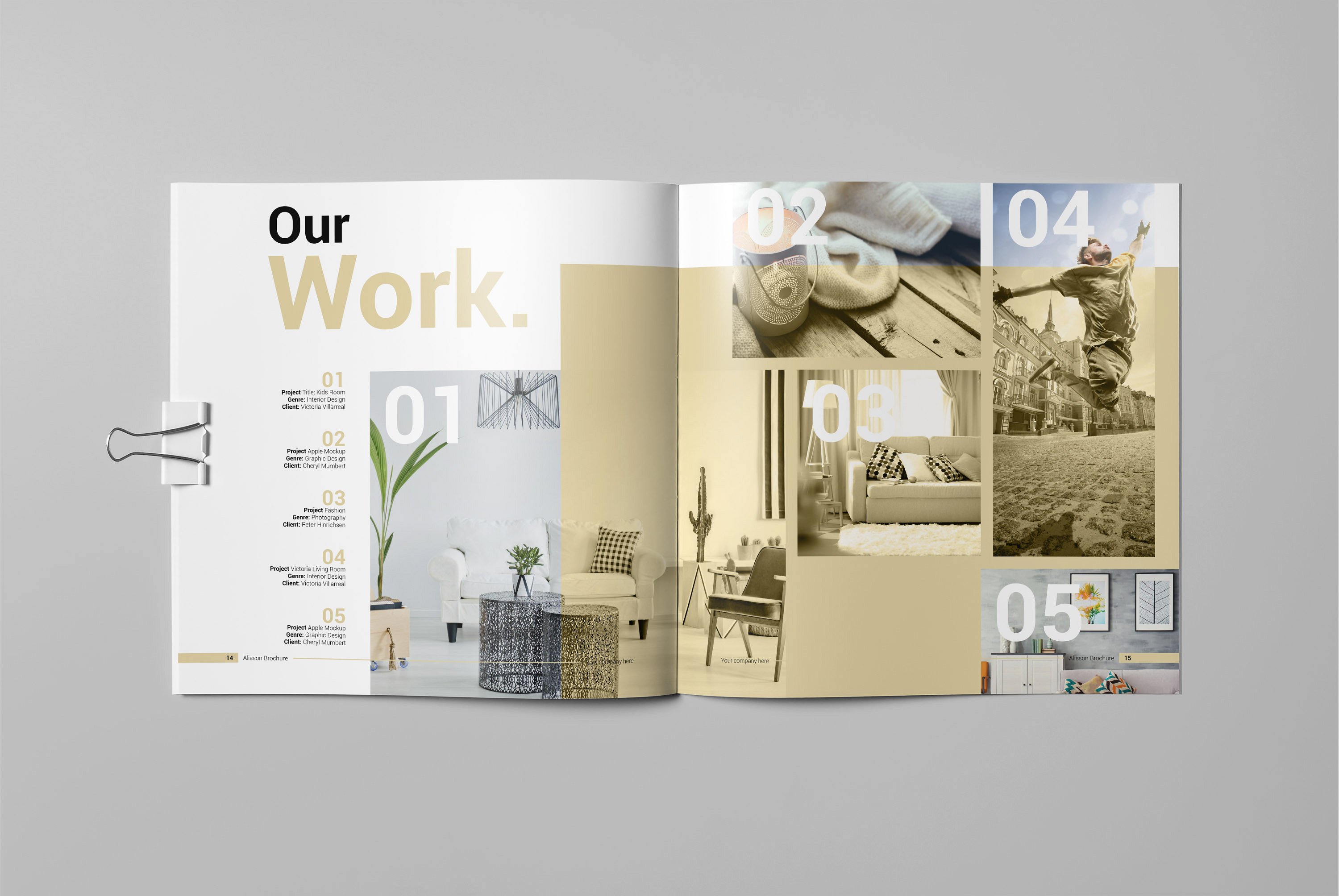 East Brochure–20页时尚简约的杂志模板下载[indd]插图(8)