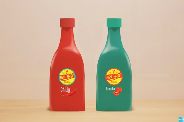 快餐店餐厅广告招牌商标样机 The Mockup Branding For Fast Food Outlets插图(8)