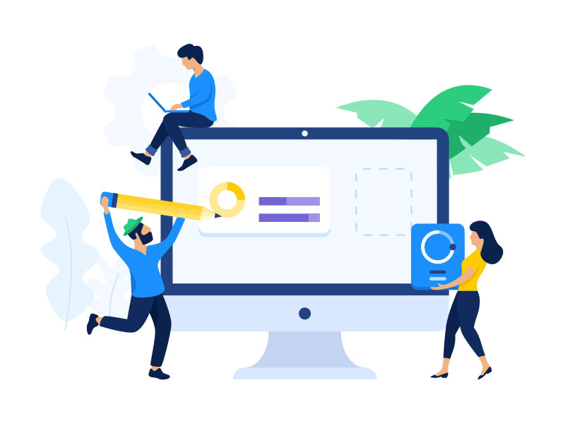 15 张团队协作元素插画素材之家精选sketch素材