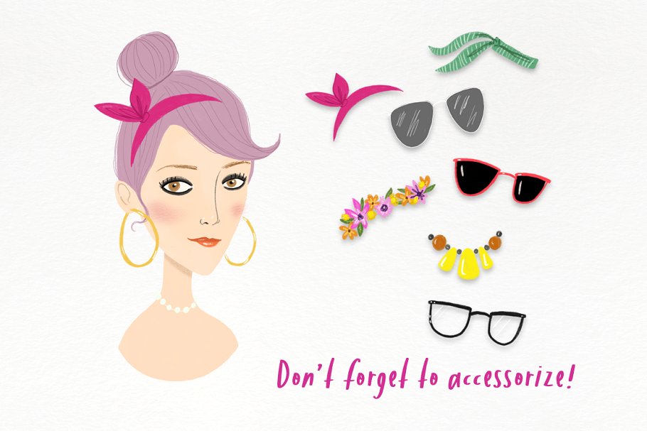 自定义手绘人物肖像插画 Custom Portrait Creator Facebox插图(3)