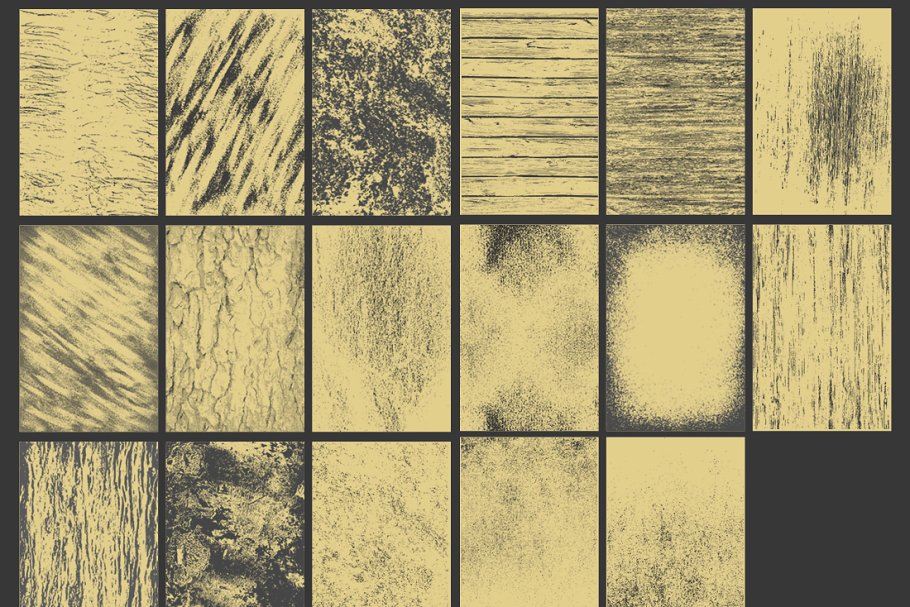 50款抽象半色调纹理合集 50 Vector Texture Pack插图(3)