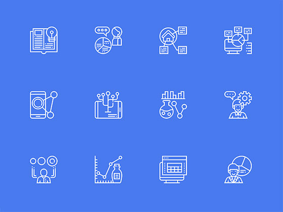 30 枚数据可视化元素图标素材之家精选sketch素材