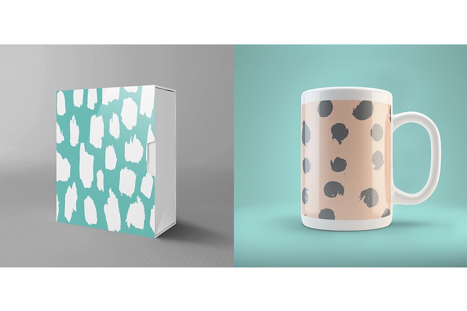 办公文具印刷品手绘图案背景素材 Poetry Vector Set插图(3)