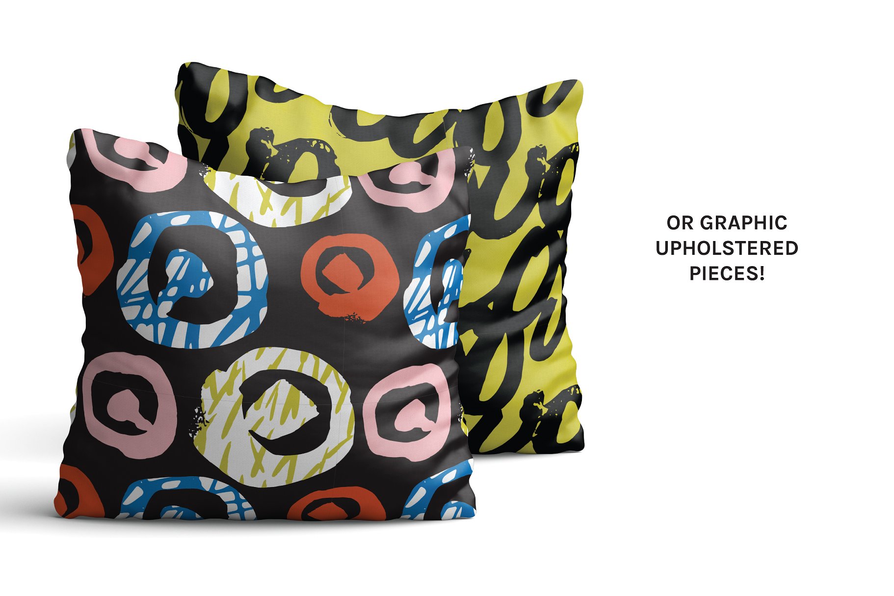 POP艺术印象涂鸦泼墨纹理 Pop Art Expressions | Patterns插图(6)