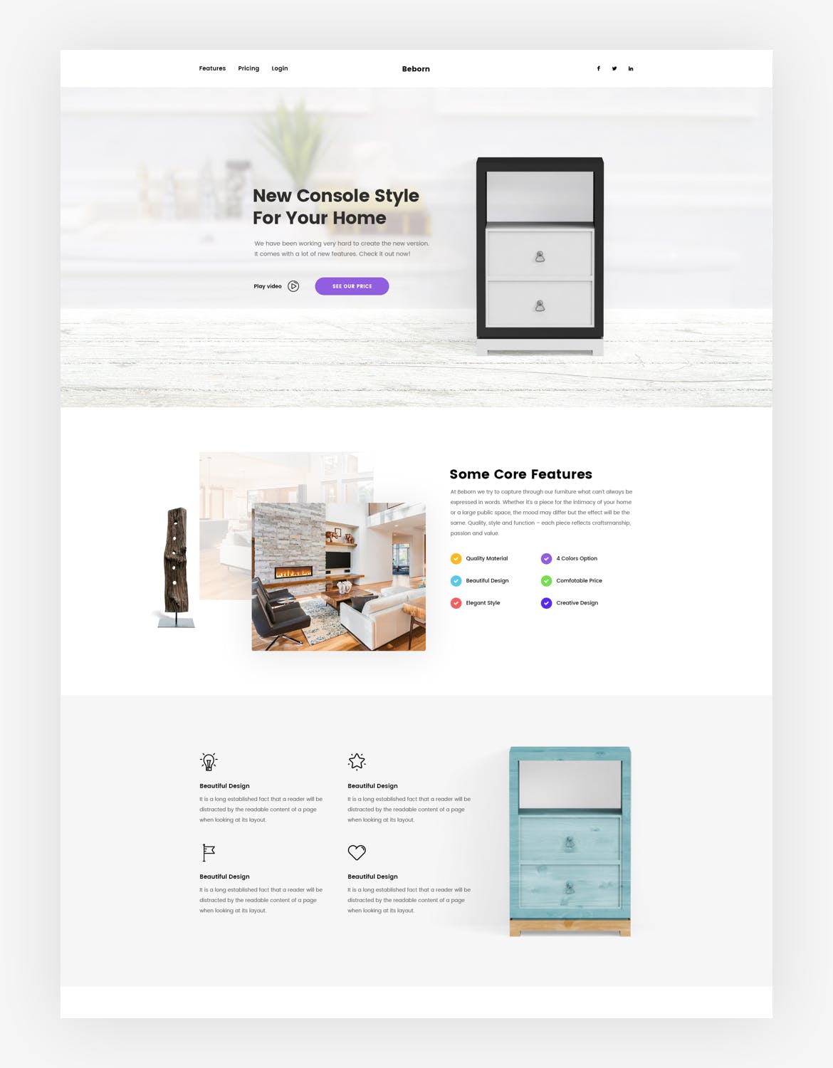 实用企业官网设计着陆页模板套装 Business Landing Page Website Template插图(5)