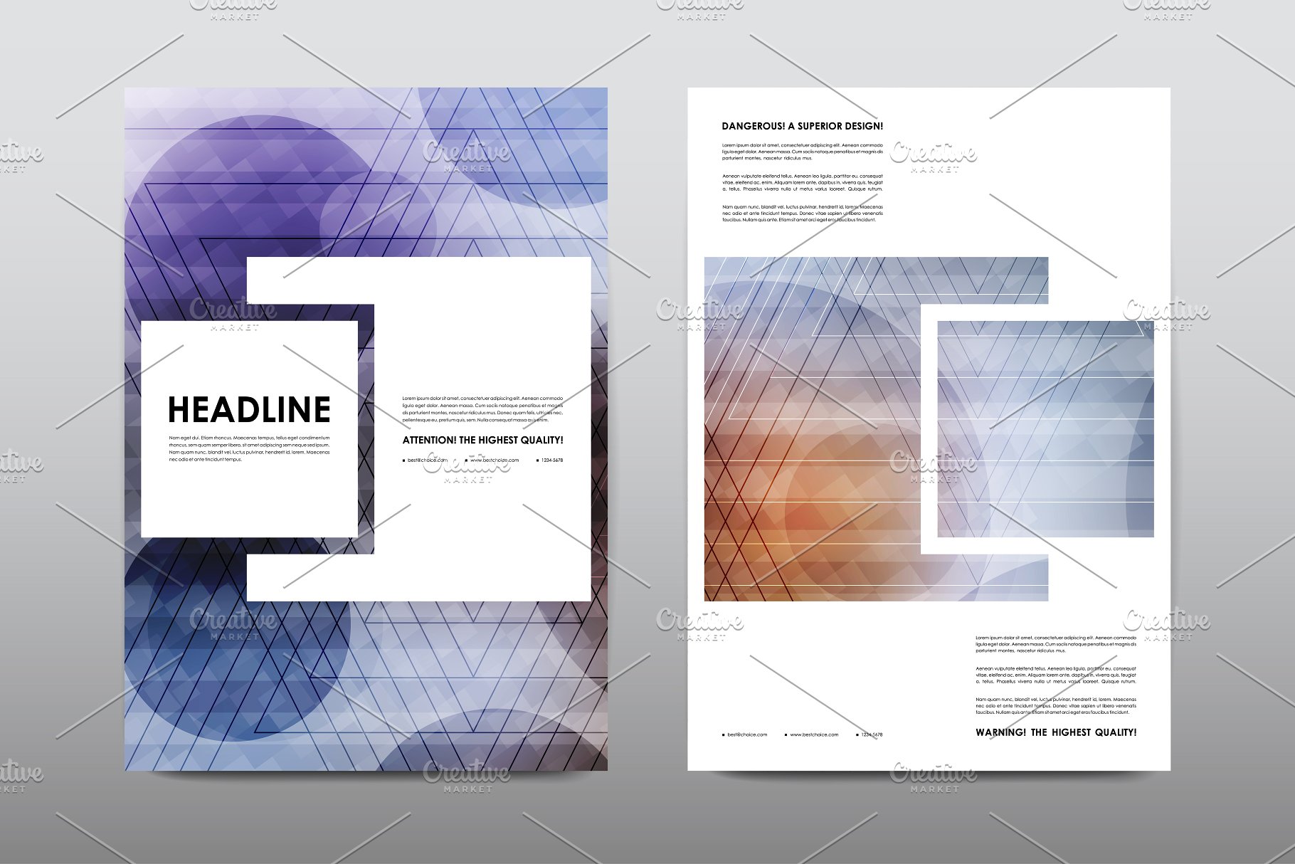 50+商业企业宣传小册子模板 50+ Business Brochures Bundle插图(38)