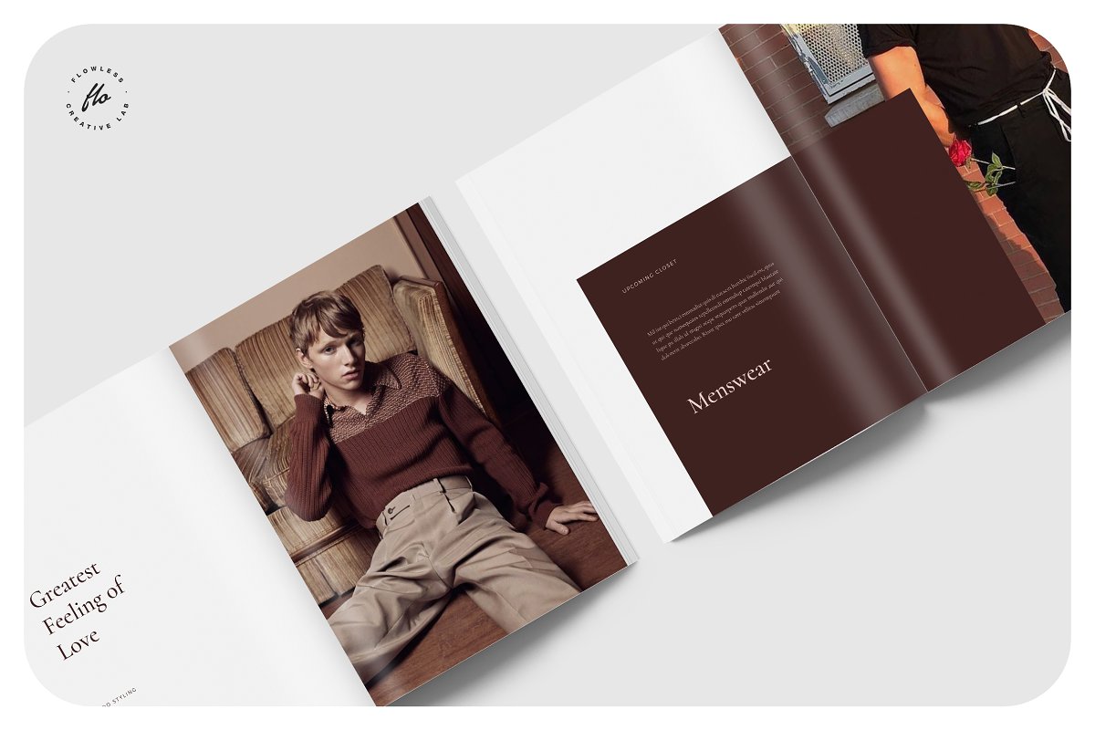 [LOVE]男士潮流时尚产品图册设计模板插图(1)