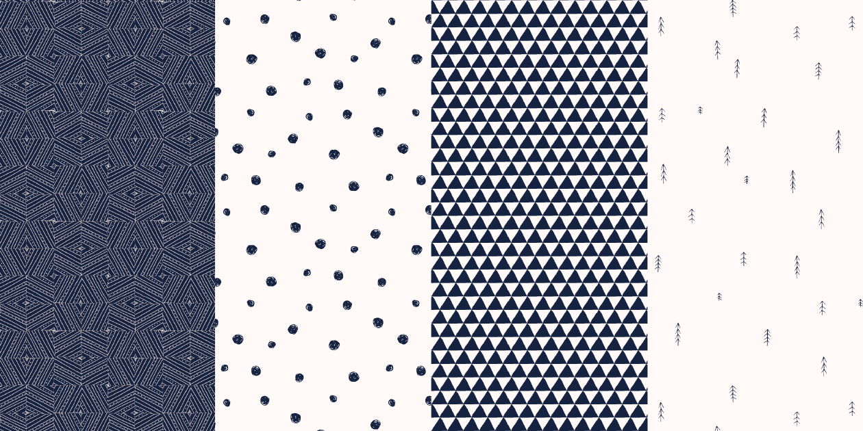 简约风格设计图案无缝纹理素材 Minimal Pattern Designs插图