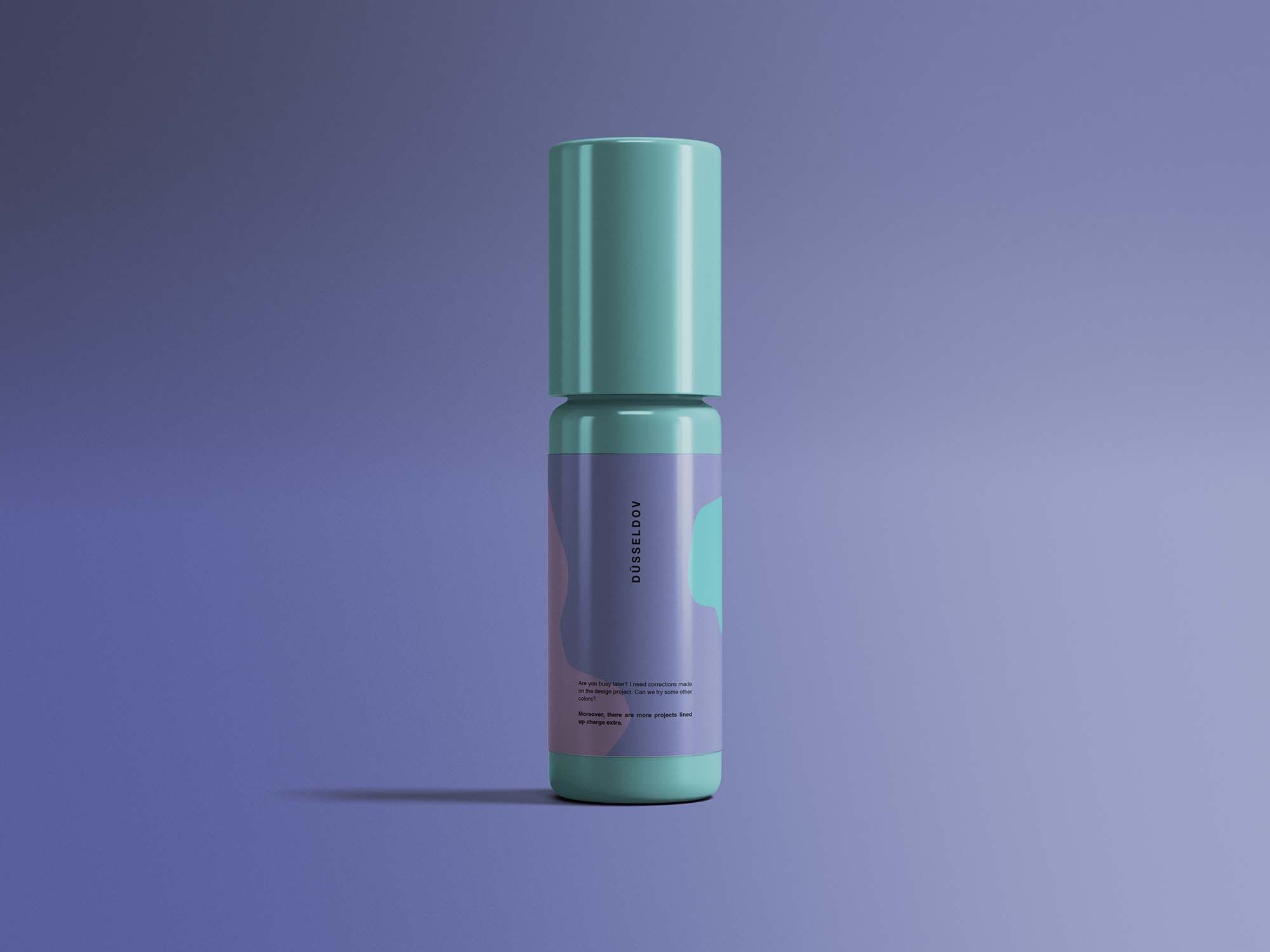 多用途迷你奶瓶产品外观设计展示素材库精选 Multipurpose Mini Bottle Mockup插图