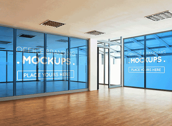 20多个办公室品牌样机展示模型mockups