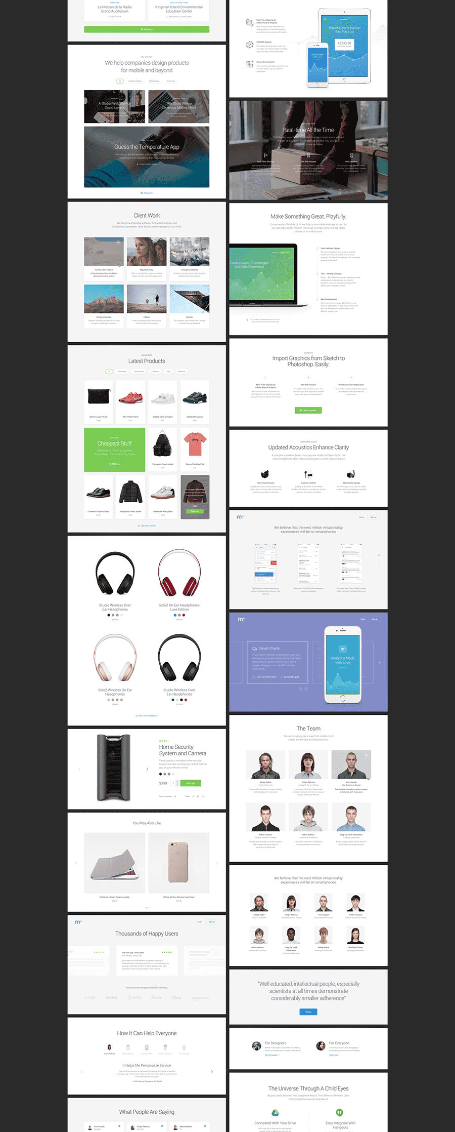 素材库下午茶：完美的网页UI／UX 界面套装素材下载[PSD]插图(2)