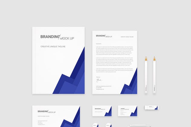 极简主义品牌标志设计展示样机套装Vol.7 Branding Identity Mock Up (Vol. 7)插图(1)