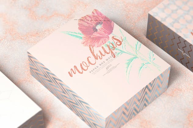 美食包装纸盒样机 Paper Box Mockup 07插图(12)