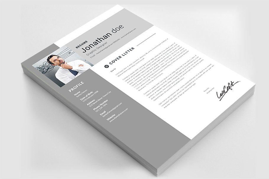 商务求职简历模板 Resume插图(4)