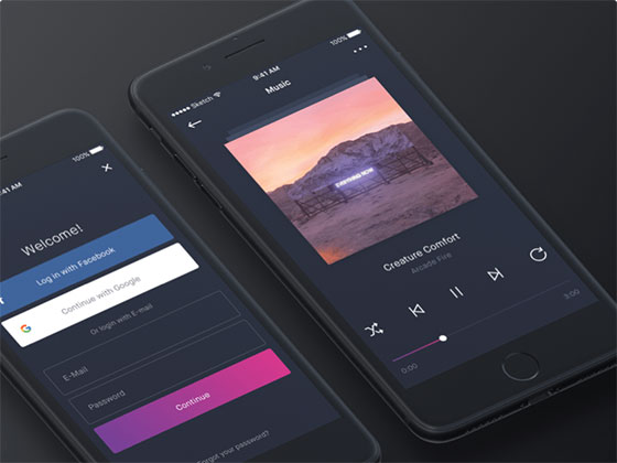 Craftbot M01 界面包素材之家精选sketch素材