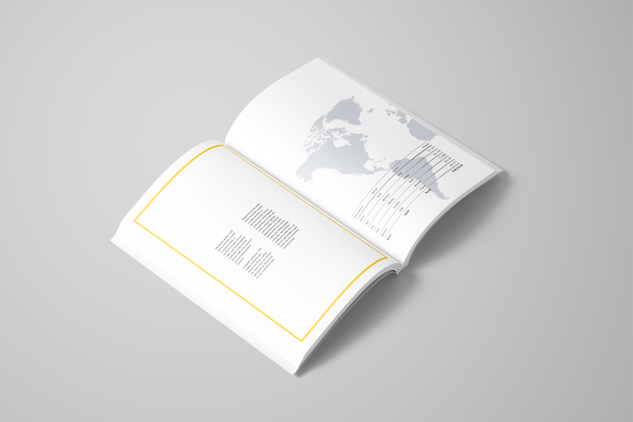 A4标准尺寸图书内页排版设计图样机模板 Photoshop A4 Book Mockup插图(4)