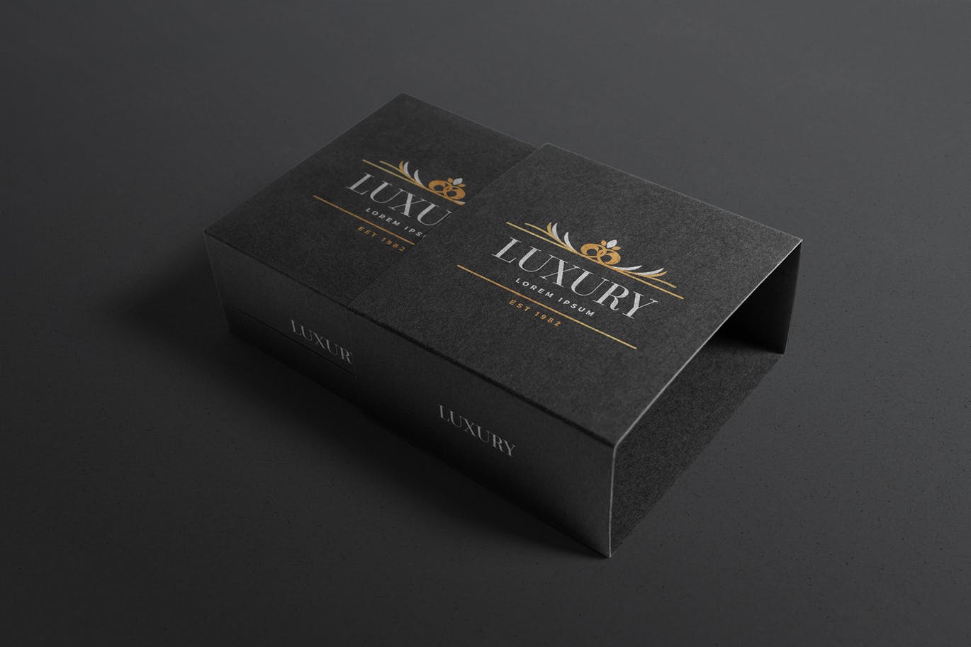 珠宝包装盒设计图素材库精选模板 Jewelry Packaging Box Mockups插图(5)