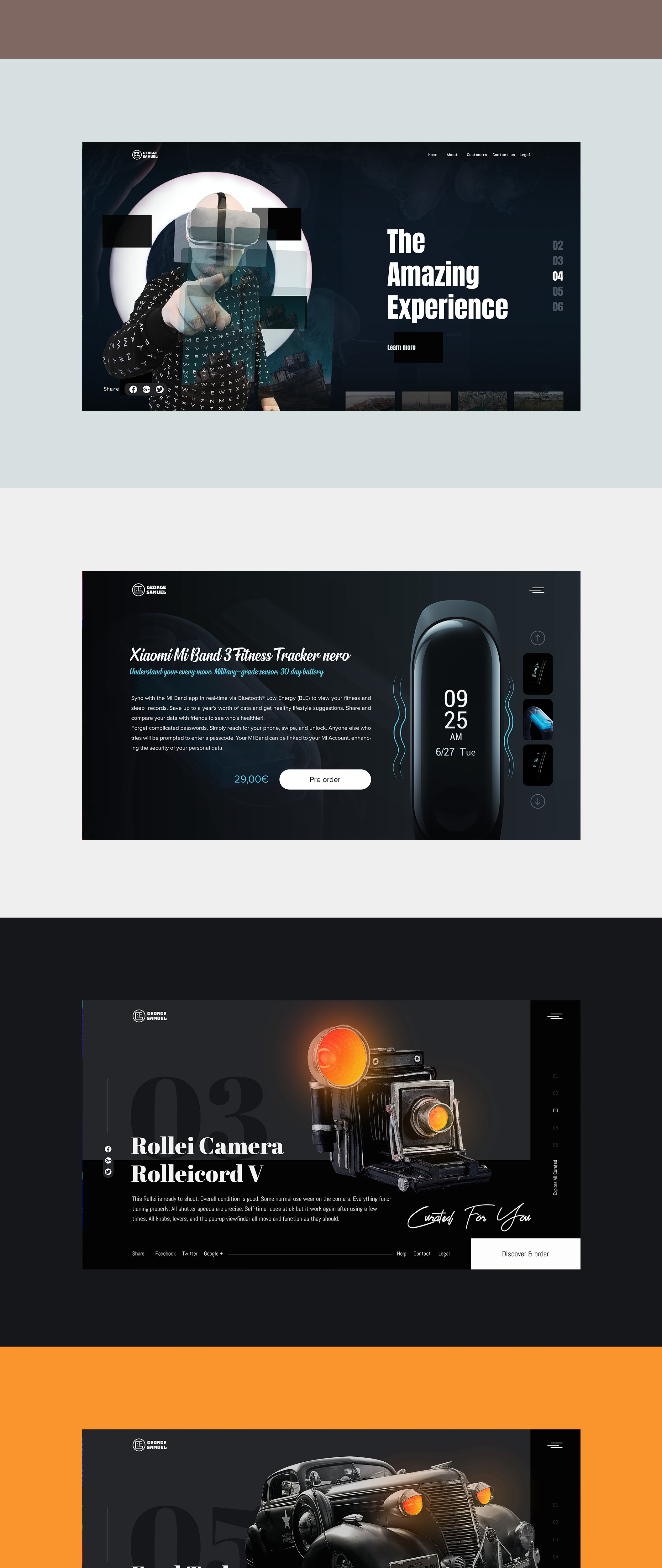 精品：高端大气的多种多样风格的企业产品官网网页模版下载[PSD]插图(7)