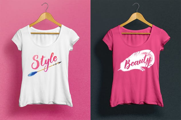 水彩手绘花卉插画元素大合集 Watercolor Flowers插图(4)