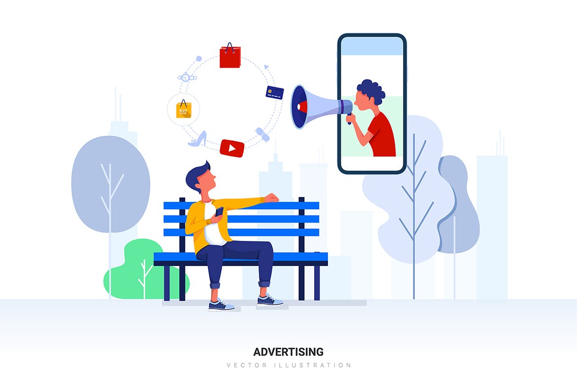 技术主题网站设计矢量插画素材集v20 [Part 20] Technology Vector Illustration Set插图(5)