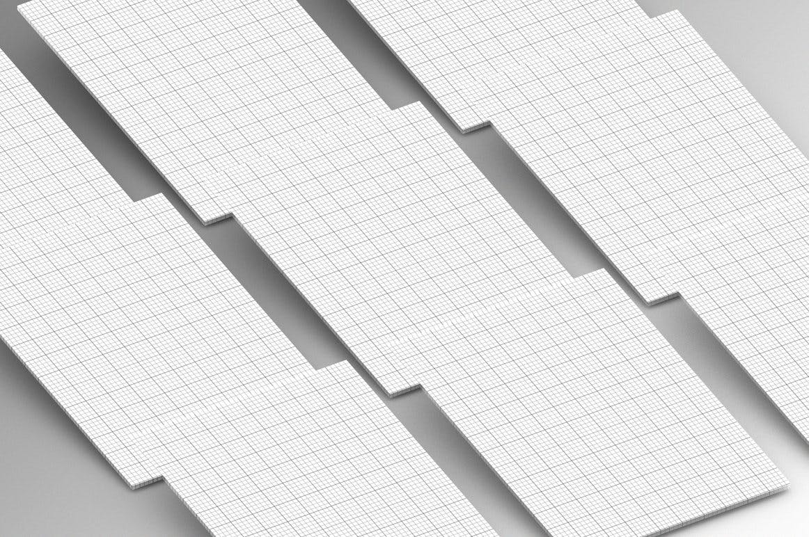 A4纸张大小网站设计作品展示样机模板 A4 Paper Mock Up插图(1)