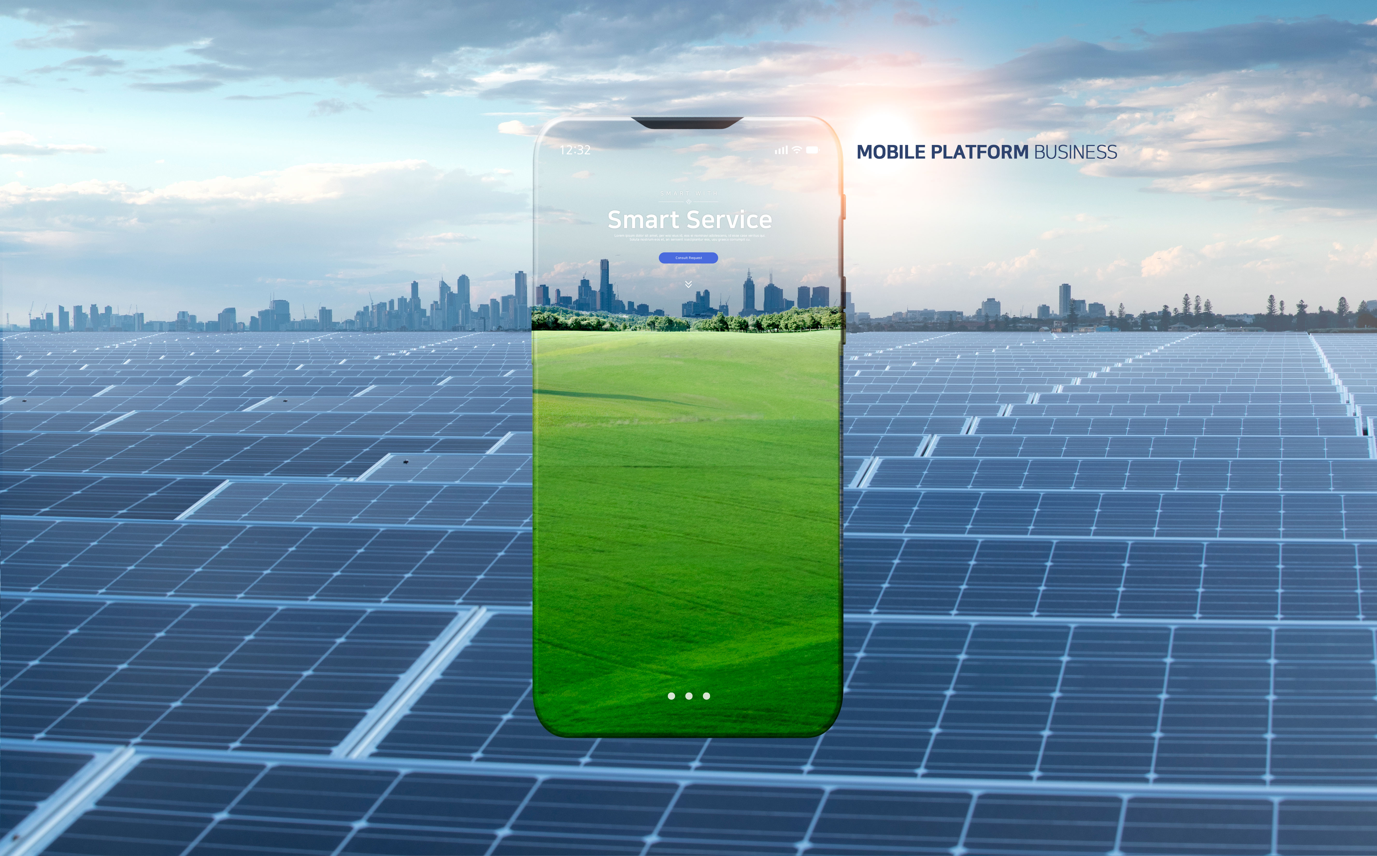 智能信息化时代海报设计banner设计素材插图