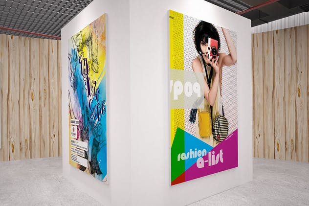 展馆艺术品海报展览样机Vol.5 Exhibition Mockup [vol 5]插图(4)