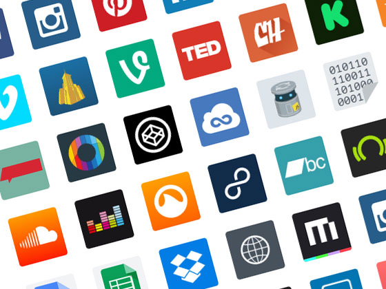 Major Websites Icon Set素材之家精选sketch素材