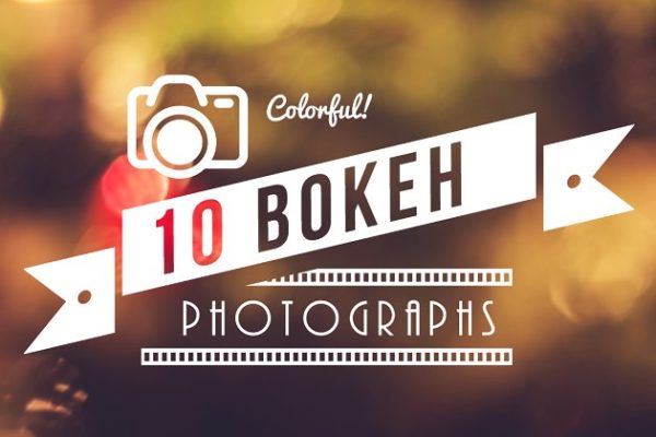 多彩散景模糊背景肌理纹理 Colorful Bokeh Photographs